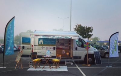 Mon Energie Bordeaux Métropole à bord de la Maison Eco’Mobile