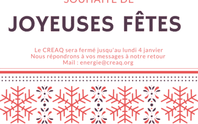 Fermeture annuelle : bonnes fêtes de fin d’année !