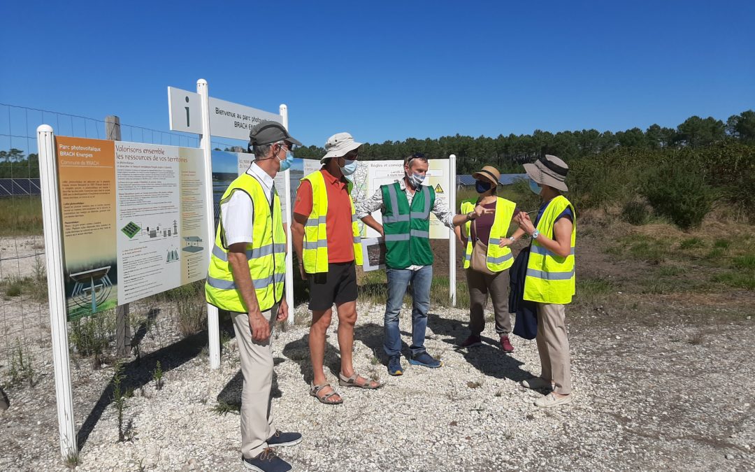 Visites commentées et gratuites du site photovoltaïque de Brach