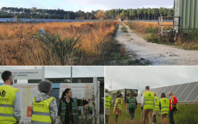 Visite guidée du site photovoltaïque de Brach