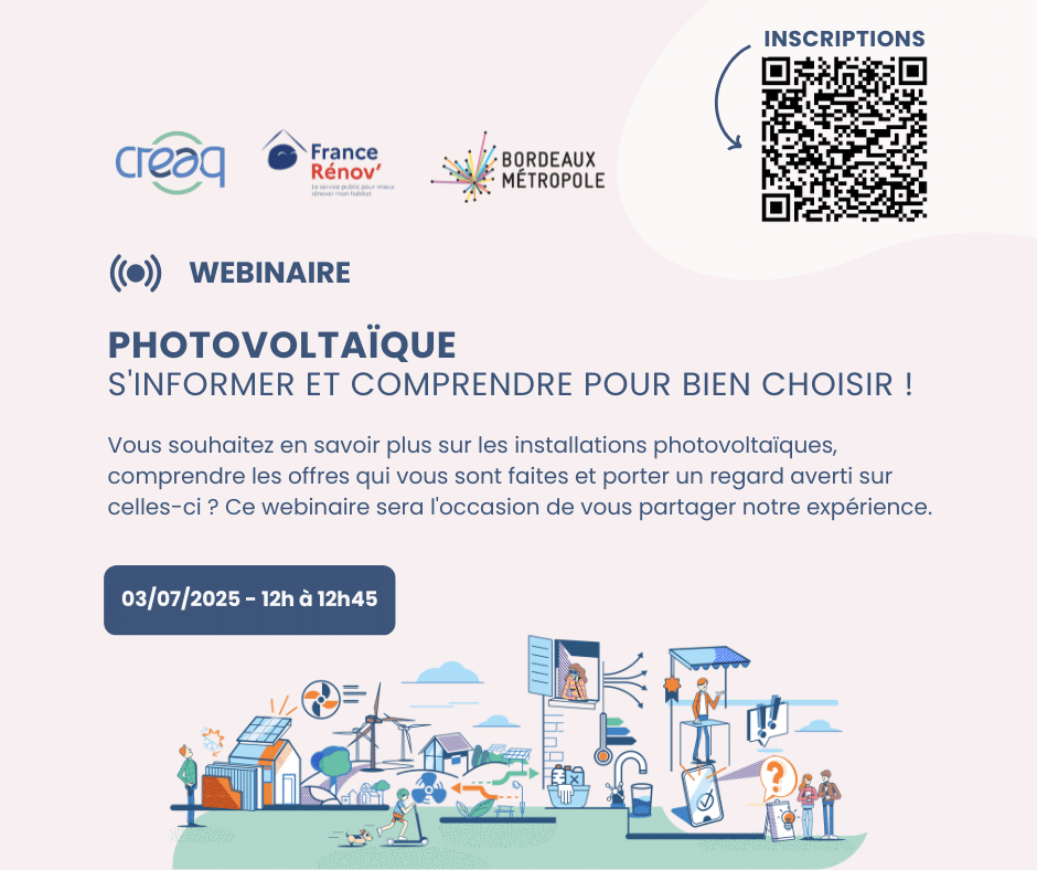 Webinaire : Photovoltaïque - s'informer et comprendre pour bien choisir !
