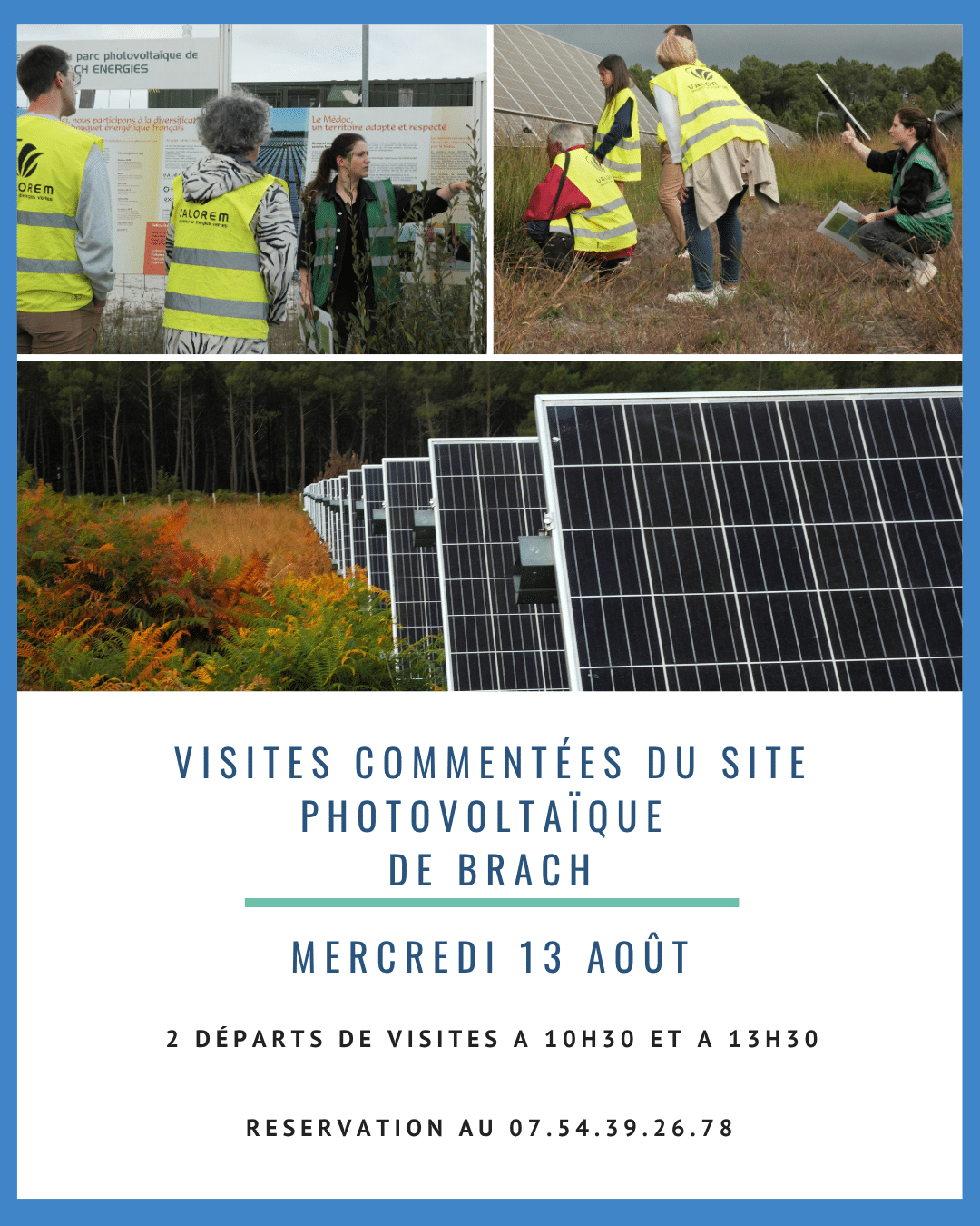 Visite guidée site photovoltaïque