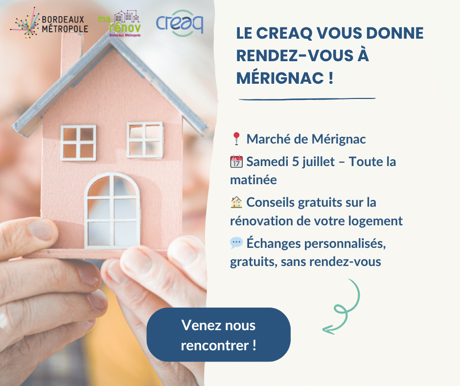 Le CREAQ vient à votre rencontre à Mérignac !
