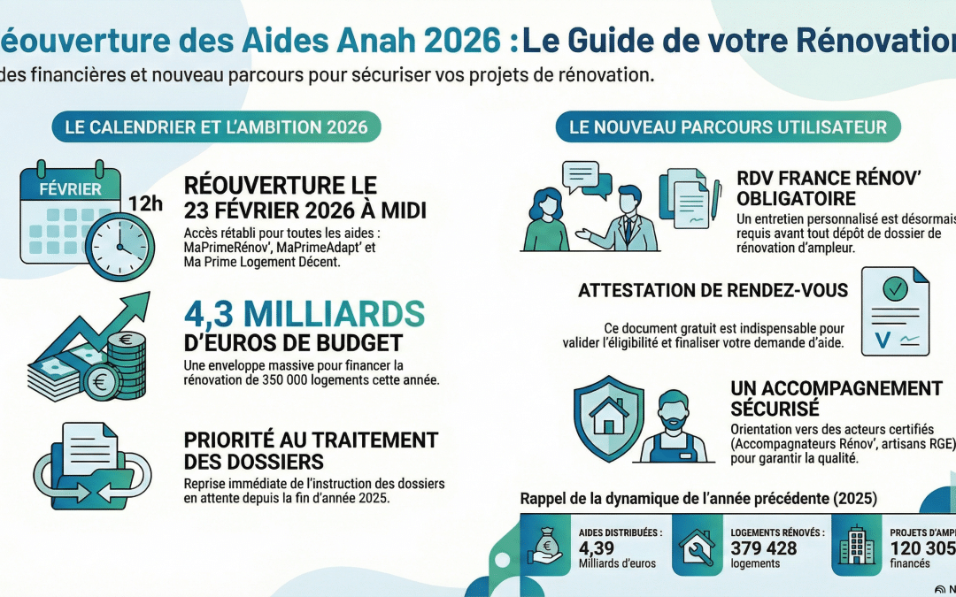 Réouverture des guichets d’aides de l’Anah : cap sur des rénovations de qualité